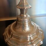 18th century chiseled bronze candlestick