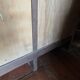 Antique double curtain cabinet in oak