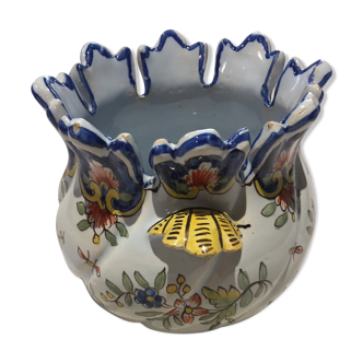 Pot in Earthenware flower decoration