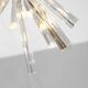 Murano glass Sputnik pendant light, Italy.