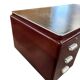 Bureau vintage en métal bordeaux Ahrend / Bureau Oda Prominent