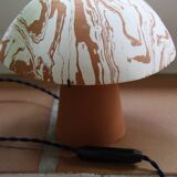 Lampe en terres mêlées