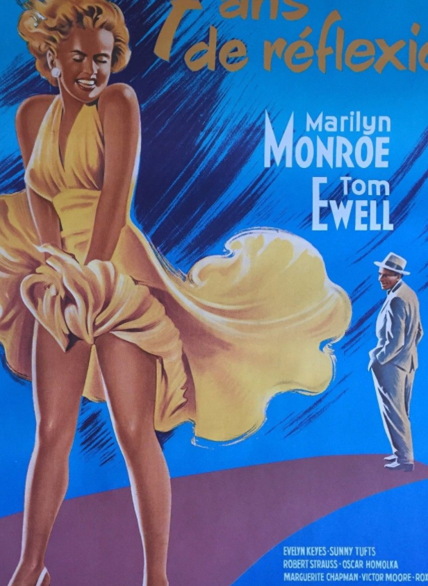 Poster out French (70 years) "Seven year itch" (1955)