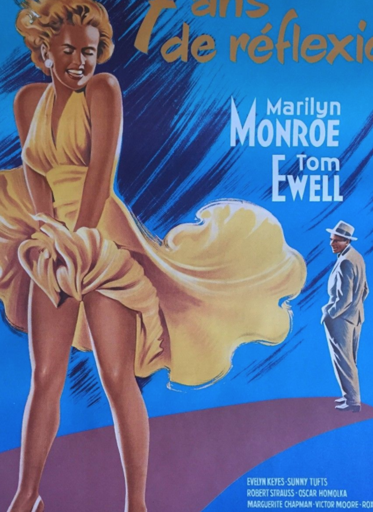 Poster out French (70 years) "Seven year itch" (1955)