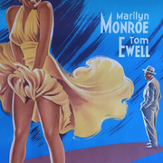 Poster out French (70 years) "Seven year itch" (1955)
