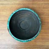 Grand bol de poterie d'atelier allemand du milieu du siècle de BKW Böttger Keramik Wandsbek, Hambourg, années 1960