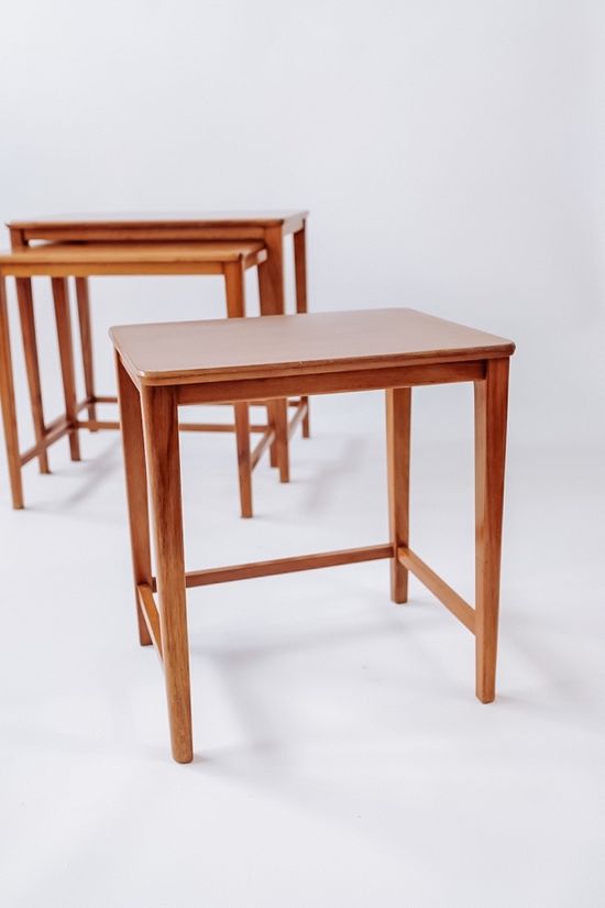 Set of 3 nesting tables 1960s