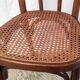 Chaise bistrot en bois courbé et cannage début XXème