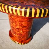 Side table in marquetry