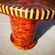 Side table in marquetry