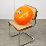 Big Space Age Pendant from Guzzini in Orange, 1970s