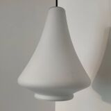 Scandinavian opaline pendant light from the 60s