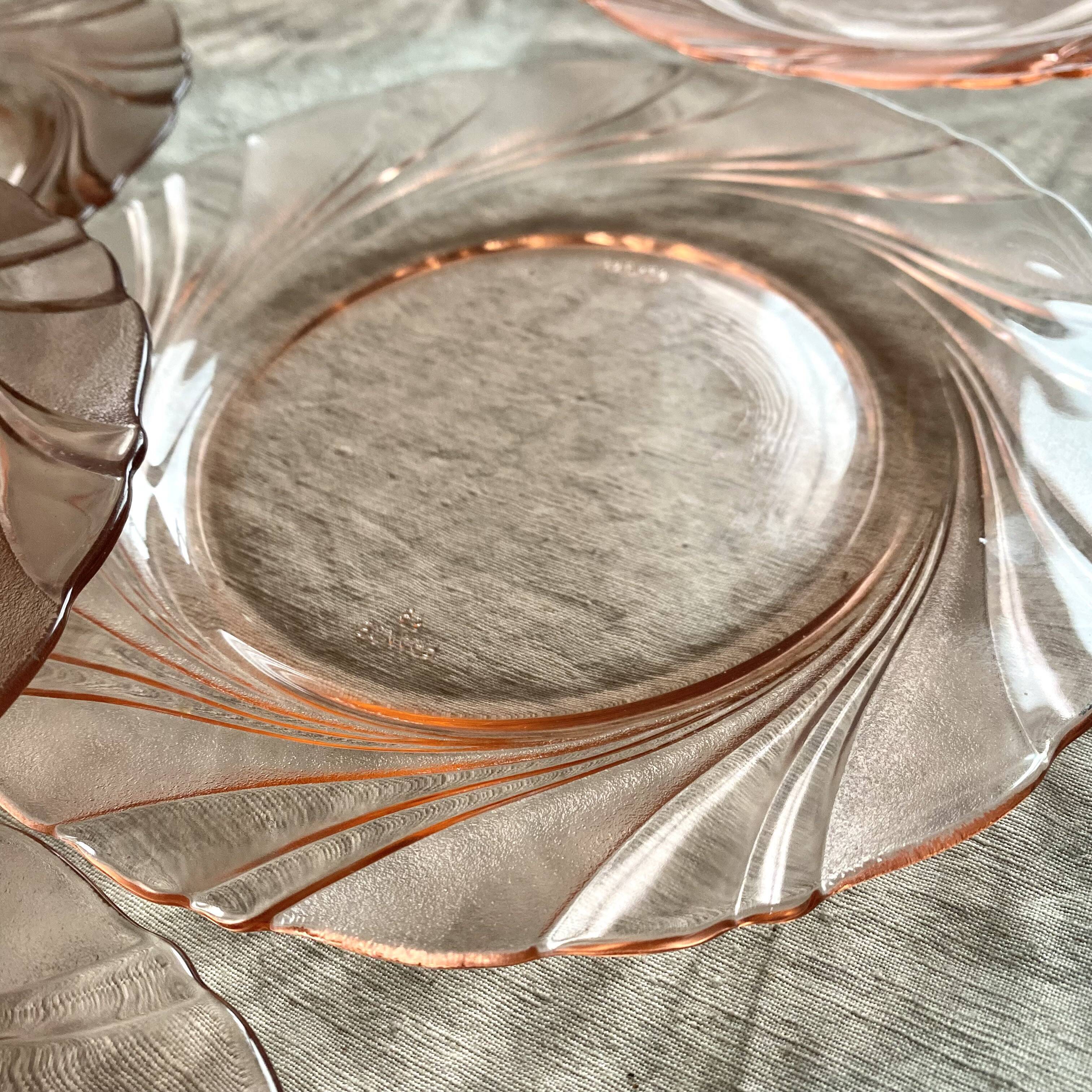 10 vintage dessert plates Vereco