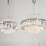 A pair of Vintage Viennese Crystal Chandeliers, 70s