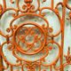 Wrought iron decoration grid XX century