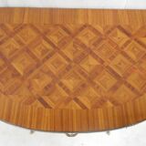 Half-moon dresser marqueted