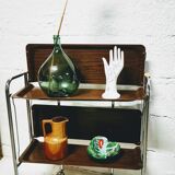 Vintage folding dessert on wheels