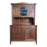 Louis XVI two-body sideboard stamped in walnut