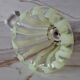 Porcelain and glass wall lamp