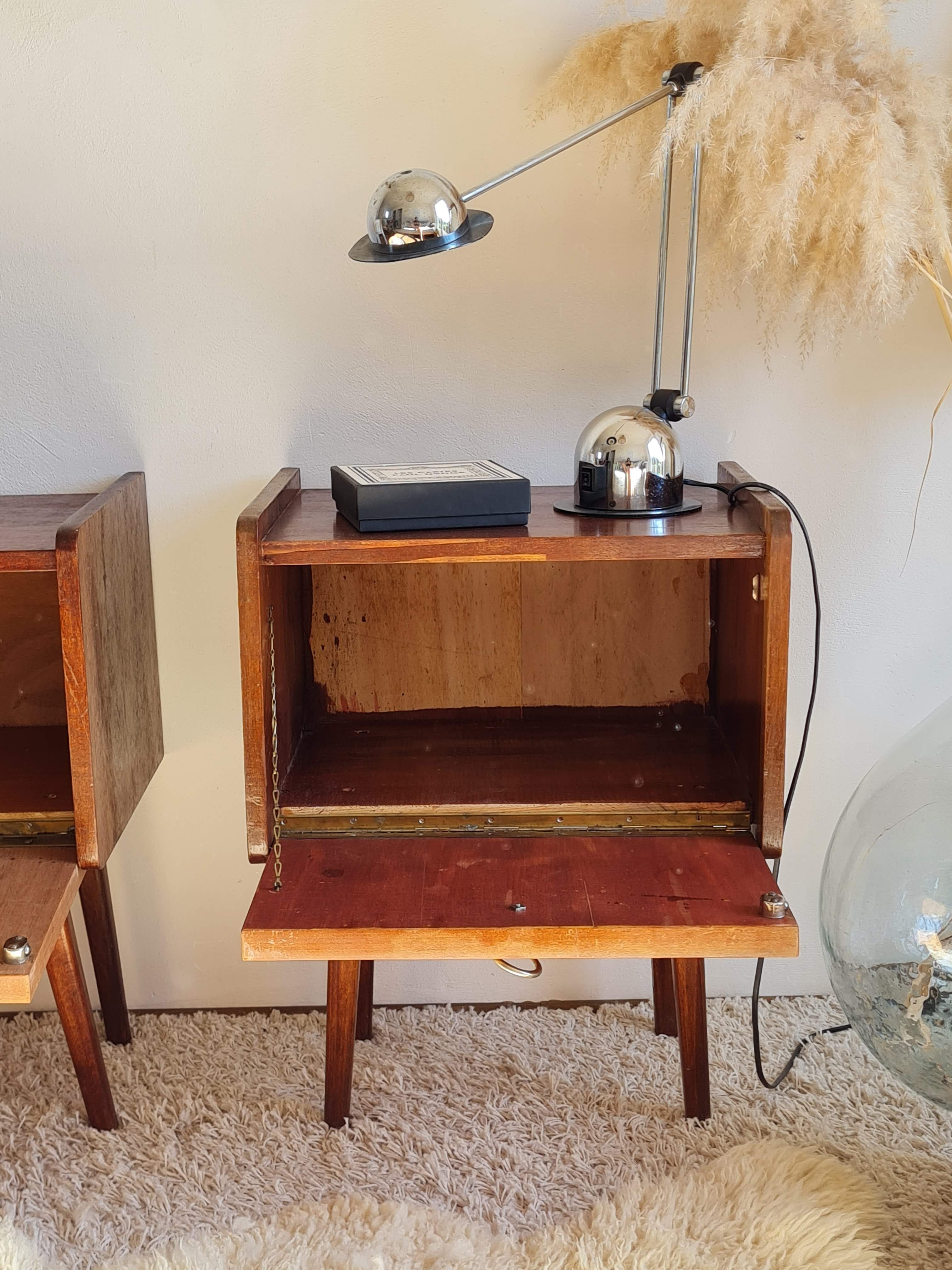 Pair of vintage bedside tables
