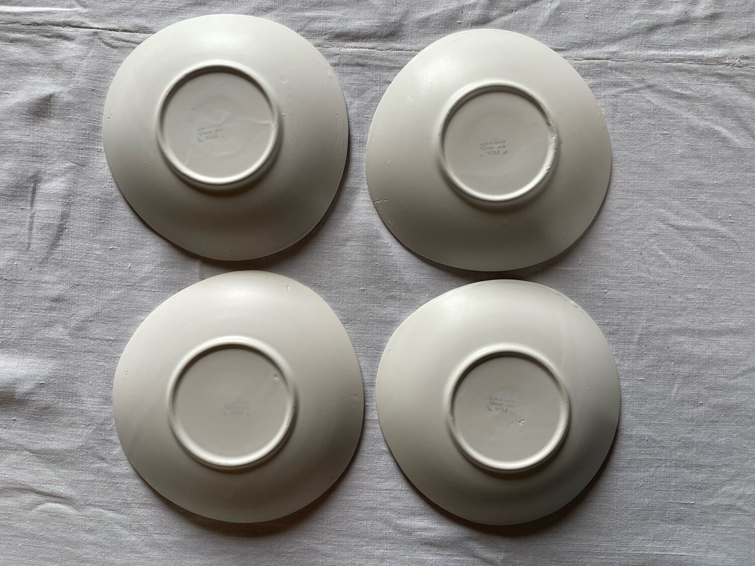 Assiettes Niderviller Voile