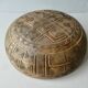 Large carved wooden basket from the Marquesas Islands, folk art