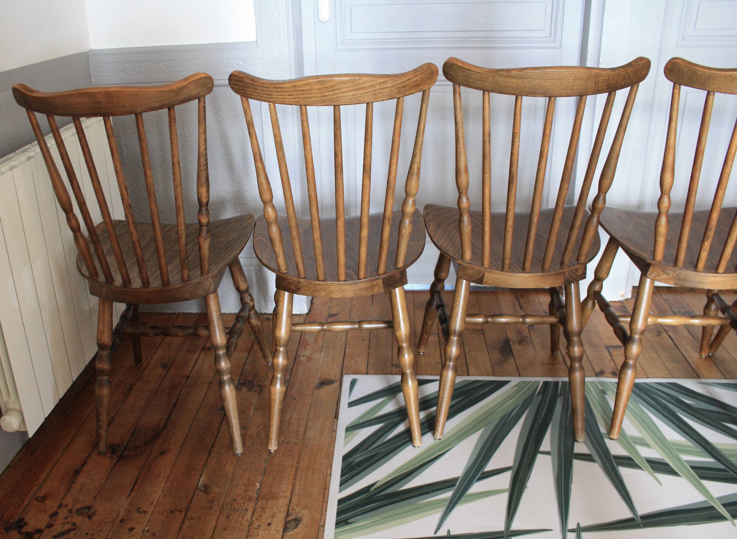 Set of 4 Tacoma Baumann bistro chairs