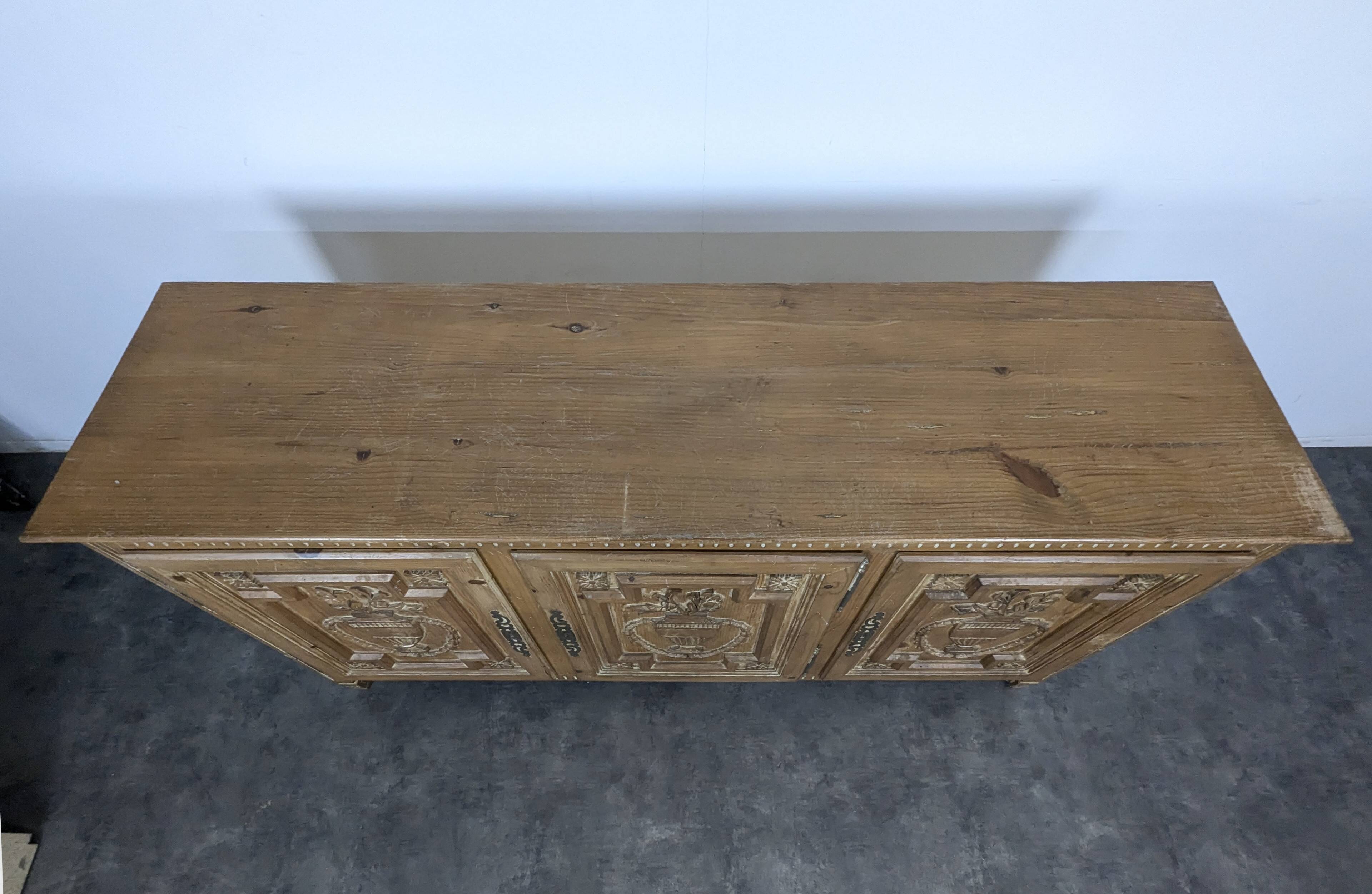 Directoire-style enfilade in knotty pine