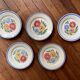 Lot flat plates model "Rustic" Sarreguemines
