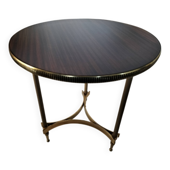 Brass side table