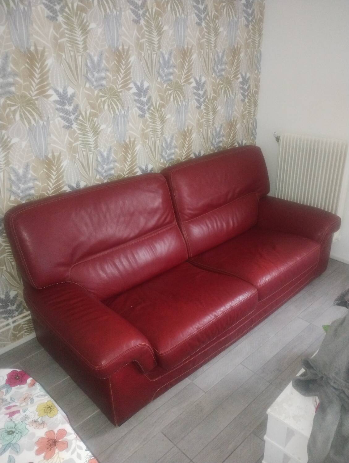 Leather sofa
