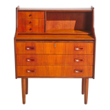 Restored teak bureau desk