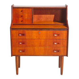 Restored teak bureau desk