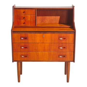 Restored teak bureau desk