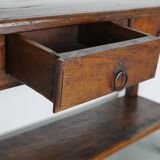 Console en chêne, France XIXe siècle