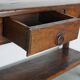 Antique French Rustic Farmhouse Oak Side Table, 19th Century