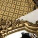 Large golden antique mirror 95x190cm