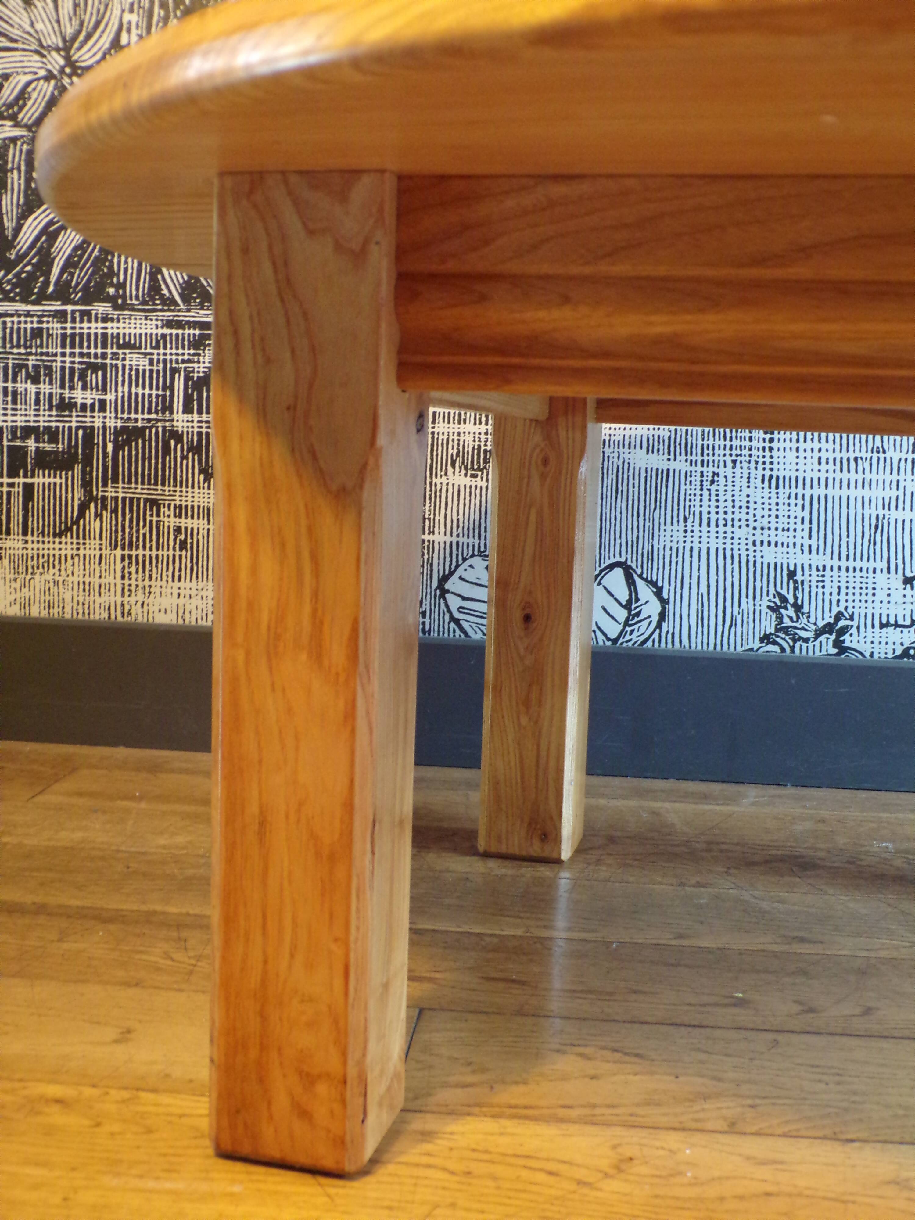 Elm coffee table 1980