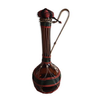 Bouteille verre scoubidou
