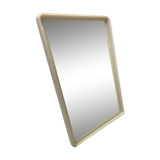 Vintage bakelite white barber mirror
