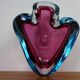 Large Sommerso Murano Glass Ashtray by Flavio Poli, Italy, 1960s