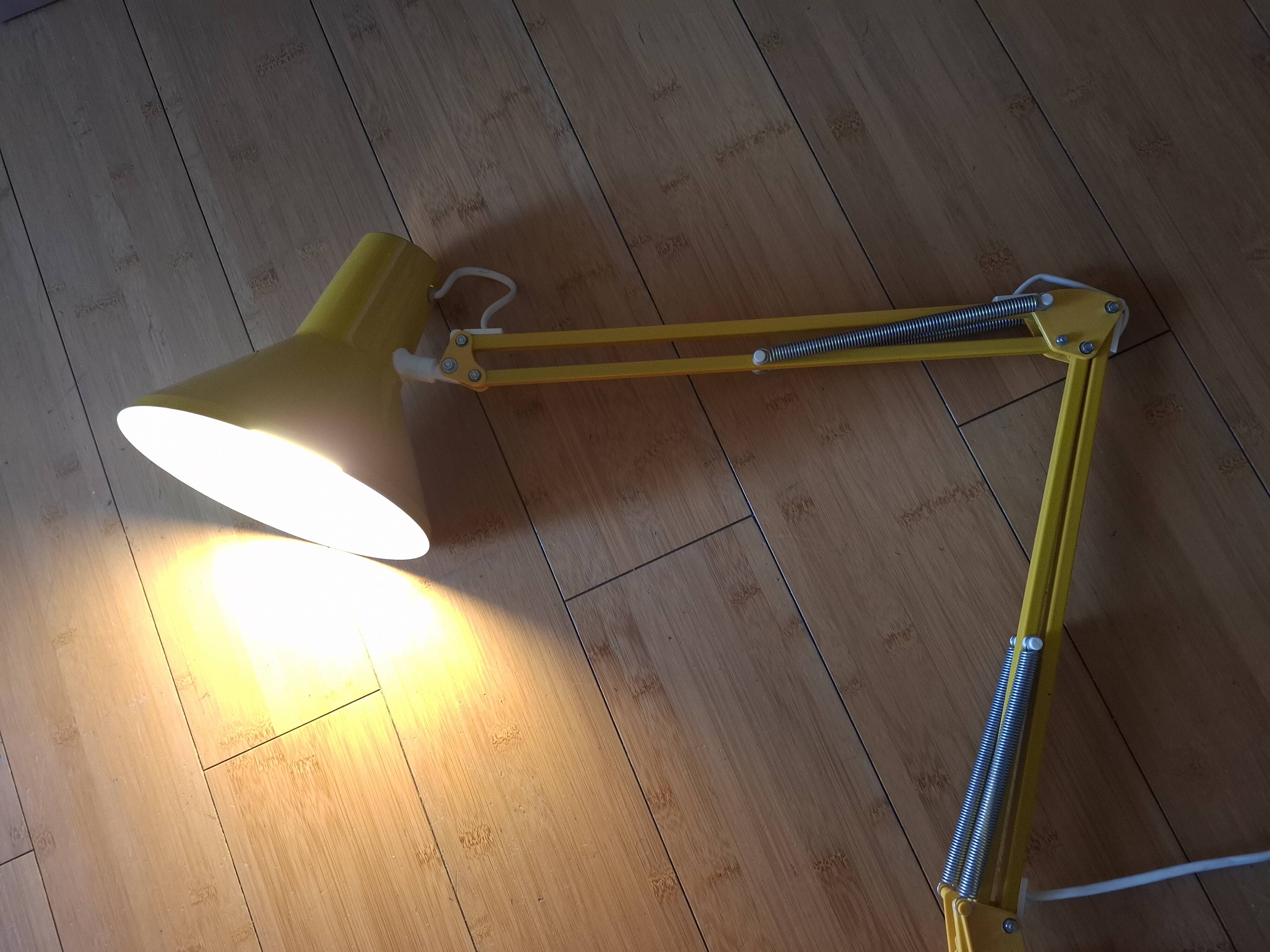 Vintage articulated lamp, hcf denmark