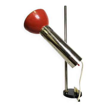 Lampe de bureau chromée Space Age, années 70