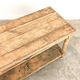 Antique bleeched oak drapers table 19th century