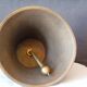 Cloche en bronze laitonné