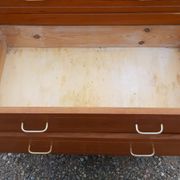 Vintage chest of drawers of the 50s in wood