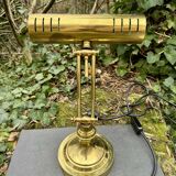 60s brass notary lamp