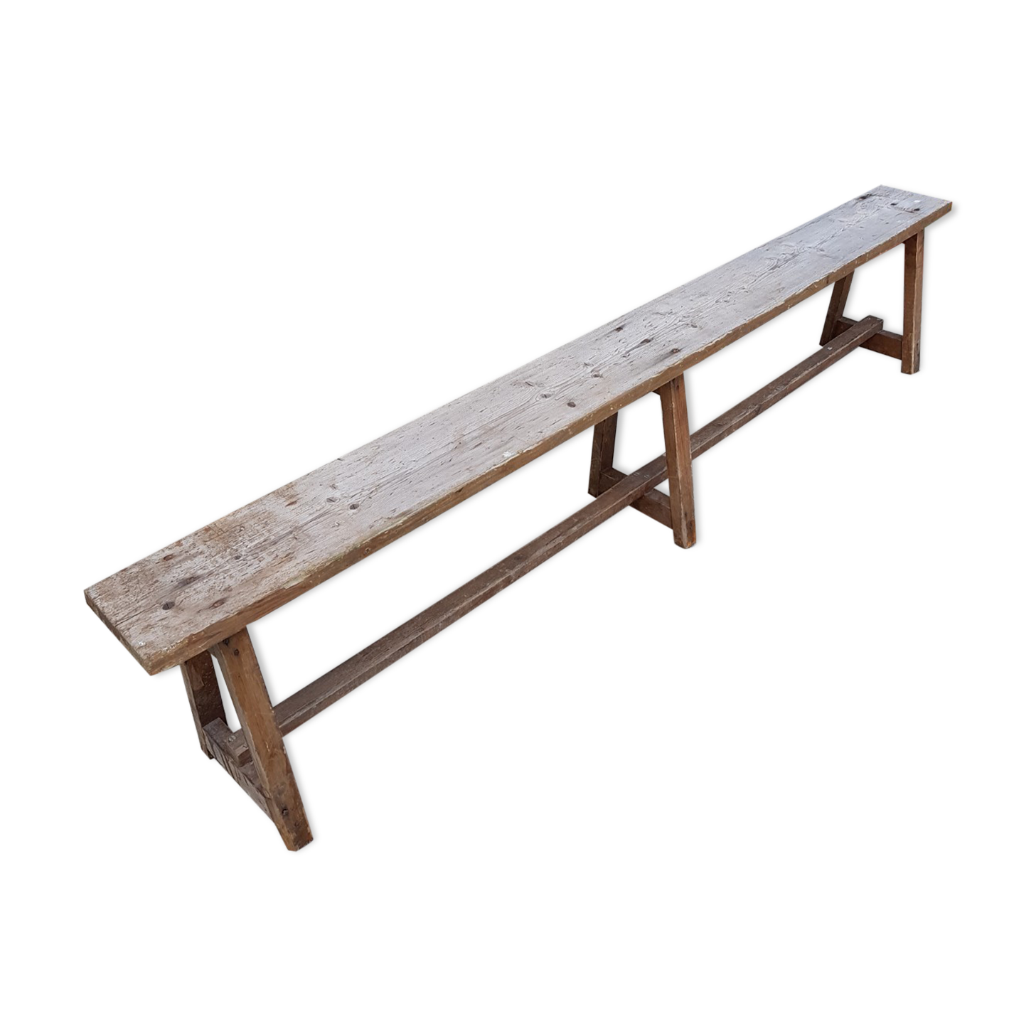 Old farm bench