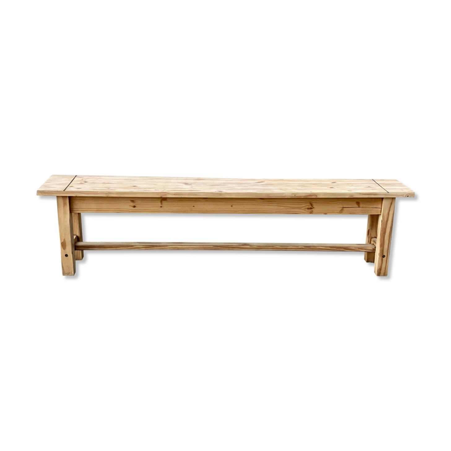 Sanded farm bench