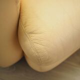 Leather sofa, Italian design, 1960s, production: Italy